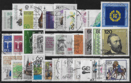 ALLEMAGNE REPUBLIQUE FEDERALE - ANNEE 1984 - 34 VALEURS - OBLITERES - TOUS DIFFERENTS - Used Stamps