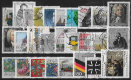 ALLEMAGNE REPUBLIQUE FEDERALE - ANNEE 1985 - 27 VALEURS - OBLITERES - TOUS DIFFERENTS - Used Stamps