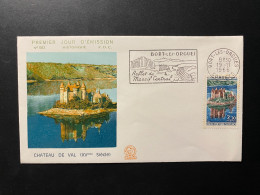 Enveloppe 1er Jour "Château De Val" 19/11/1966 - Flamme - 1506 - Historique N° 582 - 1960-1969