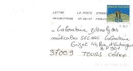TIMBRE N° 3976   -  MEMOIRE PARTAGEE     - TARIF DU 1 10 06 AU 28 2 08  -  SEUL SUR LETTRE - 2007 - Postal Rates