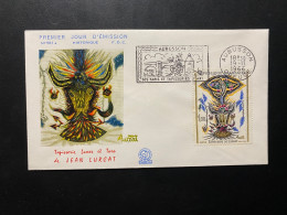 Enveloppe 1er Jour "Tapisserie De Jean Lurçat" 19/11/1966 - Flamme - 1493 - Historique N° 581A - 1960-1969