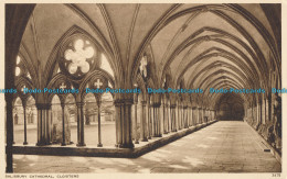 R002080 Salisbury Cathedral. Cloisters. Photochrom. No 3475 - Welt