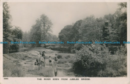 R002240 The River Eden From Jubilee Bridge. Aero Pictorial. 1949 - Welt