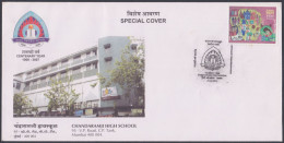 Inde India 2009 Special Cover Chandaramji High School, Education, Pictorial Postmark - Brieven En Documenten