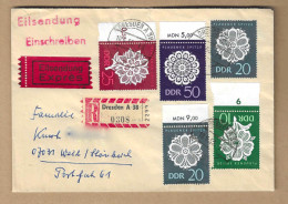 Los Vom 18.05 -   Einschreiben-Umschlag Aus Dresden1966 - Brieven En Documenten