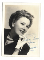 Actriz Y Cantante Estadounidense - Irene Dunne   18cmx13cm- Autógrafo   - 7520 - Personalidades Famosas