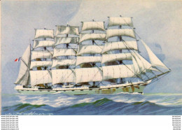 VOILIERS  Cinq Mâts Barque " La France "   ... - Sailing Vessels