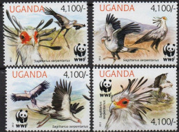 Ouganda    Espèces Menacées- Endangered Animals 2015 WWF  XXX - Ouganda (1962-...)