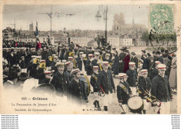 D45  ORLEANS  La Procession De Jeanne D' Arc- Sociétés De Gymnastique   ..... - Orleans