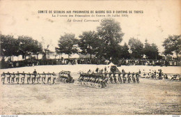 D10  TROYES   JOURNÉE DES PRISONNIERS DE GUERRE  14 JUILLET 1915   Le Grand Carroussel Cycliste - Troyes