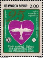 Sri Lanka - 1986 - The 25th Anniversary Of Dag Hammarskjold Award - MNH. ( C45) ( OL 17/07/2023 ) - Sri Lanka (Ceylon) (1948-...)