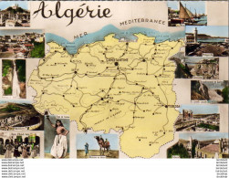 ALGERIE  Carte De L' Algérie  ..... - Sonstige & Ohne Zuordnung