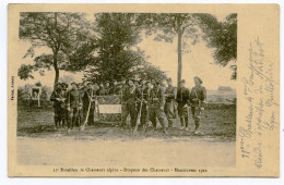 11 Eme Bataillon Drapeau Des Chasseurs Alpins Manoeuvres 1912 - Autres & Non Classés