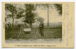 11 Eme Bataillon Drapeau Des Chasseurs Alpins Manoeuvres 1912 - Autres & Non Classés