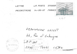 TIMBRE N° 4000   -  JUSTES DE FRANCE     - TARIF DU 1 10 06 AU 28 2 08  -  SEUL SUR LETTRE - 2007 - Tariffe Postali