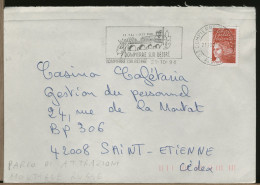 FRANCIA FRANCE -  DOMPIERRE Sur Besbre - PARCO DIVERTIMENTI ATTRAZIONI - MONTAGNE RUSSE - TOBOGA - Mechanical Postmarks (Other)
