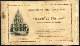 CPA Napoléon - Carnet De 10 CPA (Musée De L'Armée) - Une Carte Détachée - Personnages Historiques