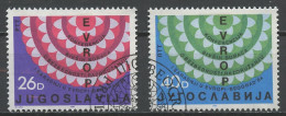 Yougoslavie - Jugoslawien - Yugoslavia 1984 Y&T N°1951 à 1952 - Michel N°2071 à 2072 (o) - EUROPA - Used Stamps