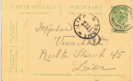 (Lot 02) Entier Postal  N° 53 écrit De Berchem Anvers Vers Lier - Postcards 1871-1909