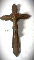 E2 Ancien Christ Sur La Croix - Objet De Dévotion - Old Church - Seigneur Ayez Pitié De Nous - Religieuze Kunst
