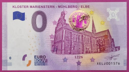0-Euro XELJ 2019-1 Goldsiegel KLOSTER MARIENSTERN - MÜHLBERG / ELBE Goldsiegel - Private Proofs / Unofficial