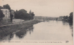 78 CHATOU-CROISSY  -  Les Bords De La Seine, Vue Prise Du Pont Du Chemin De Fer  - - Chatou