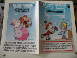 BD Mini Album Le Petit Spirou / Mc Donald's - Autres & Non Classés