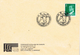 55140. Carta BARCELONA 1980. Campeonato De Europa De KARATE. Membrete Federacion Karate En Esplugas - Cartas & Documentos