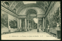 Ak France,Versailles | Le Chateau - La Galerie Des Batailles (1924 > Denmark) #ans-1947 - Versailles