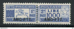 Trieste A - Pacchi Postali Lire 1.000 "cavallino" Dentellatura A Pettine - Mint/hinged