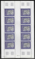 ANDORRE FRANCAIS N°222** En Feuille De 10 Timbres - Cote 20.00 € - Unused Stamps