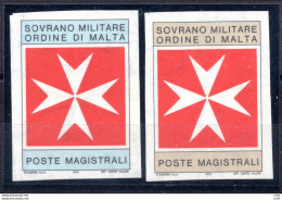 SMOM Segnatasse Non Dentellati, Senza Soprastampa - Malta (Orden Von)