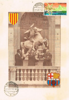 55142. Tarjeta BARCELONA 1978. Tema FUTBOL, Football BARÇA, Copa De Futbol. Sant Jordi Y Tarradellas - Cartas & Documentos