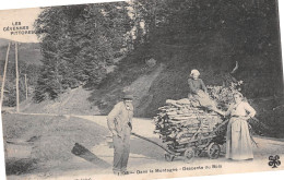 Les CEVENNES (Ardèche) Pittoresques - Dans La Montagne - Descente Du Bois - Voyagé 1907 (2 Scans) - Autres & Non Classés