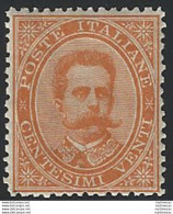 1879 Italia Umberto I 20c. Arancio Bc MNH Sassone N. 39 - Other & Unclassified