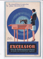 PUBLICITE : Excelsior - Machine A Coudre (GIB GIB) - Très Bon état - Werbepostkarten