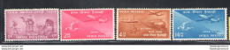 1954 INDIA - Centenario Francobolli, Stanley Gibbons N. 348-51, Serie Di 4 Valori, MNH ** - Autres & Non Classés
