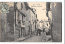 CPA 16 Chabanais Rue Palant Lamirande - Autres & Non Classés