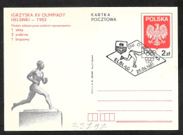 Polonia/Poland/Pologne: Intero, Stationery, Entier - Verano 1952: Helsinki