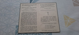 Edmond Pilaet Geb.Rupelmonde 30/09/1868- Getr. P. Vercammen- Gest. Antwerpen  5/11/1953 - Devotion Images