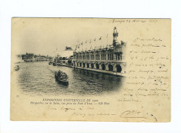 PARIS - Exposition Universelle De 1900 - Perspective Sur La Seine, Vue Prise Du Pont D'Iéna - Mostre
