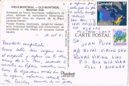 55145. Postal Aerea MONTREAL (Canada) 1981. Vistas Quiscos Antiguos De Montreal - Brieven En Documenten