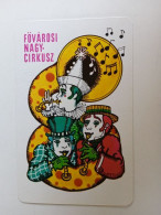 D203038 Pocket Calendar  Hungary  -1976  Fővárosi Nagycirkusz - Circque Circus Budapest Hongrie - Formato Piccolo : 1971-80