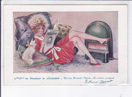PUBLICITE : Société De Chaleur Et Lumière (illustrée Par Maurice MILLIERE) - Très Bon état - Werbepostkarten
