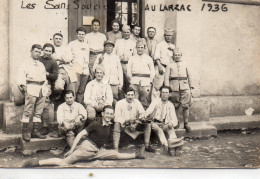 La Cavalerie Carte Photo Camp Du Larzac Très Animée Militaria Les Sans-Soucis En 1936 - La Cavalerie