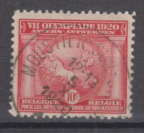 COB 180 Oblitération Centrale MOUSTIER-SUR-SAMBRE - Used Stamps