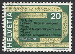 Schweiz, 1970, Mi.-Nr. 918, Gestempelt, - Usados