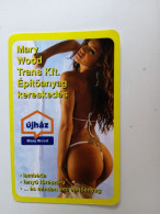 D203044    Pocket Calendar  Hungary  -2023  Building Materials- Erotic Woman - Tamaño Pequeño : 2001-...