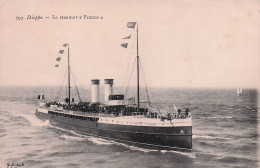 Dieppe - Le Steamer " France "  -  CPA °J - Dieppe