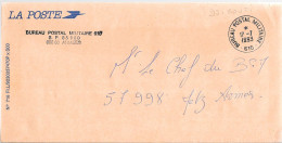 P294 - LETTRE DU BUREAU POSTAL MILITAIRE 610 ( DJIBOUTI ) DU 17/07/93 POUR METZ ARMEES - Military Postmarks From 1900 (out Of Wars Periods)